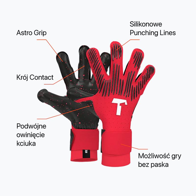 Brankářské rukavice T1TAN Rebel 2.0 Solar Red 2