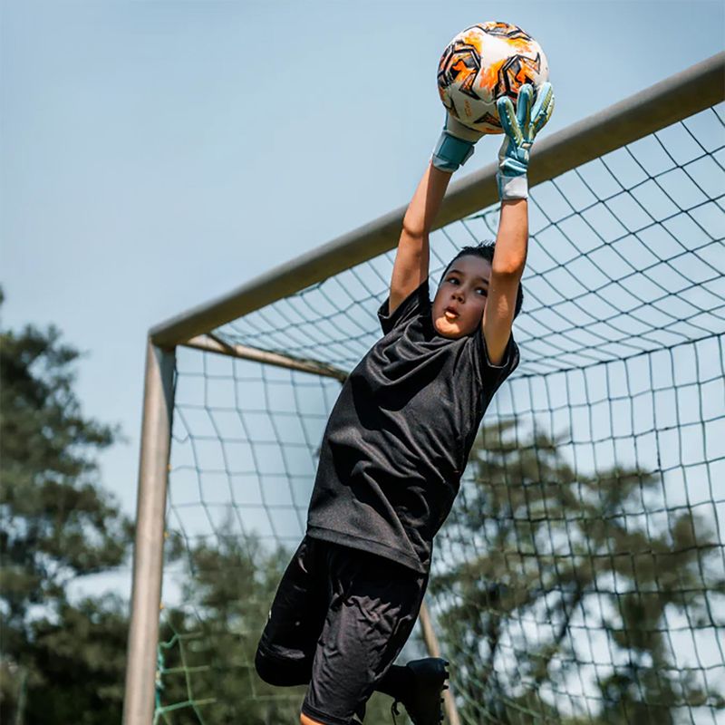 Dětské brankářské rukavice T1TAN Rebel 2.0 Sky Blue Junior FP sky blue/white 4