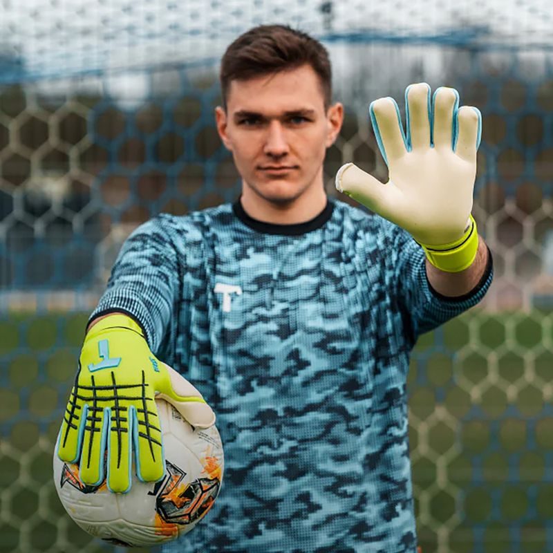 Brankářské rukavice T1TAN Fluo Beast 3.0 FP fluorescent yellow/white 3