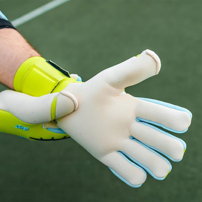 Brankářské rukavice T1TAN Fluo Beast 3.0 FP fluorescent yellow/white 8
