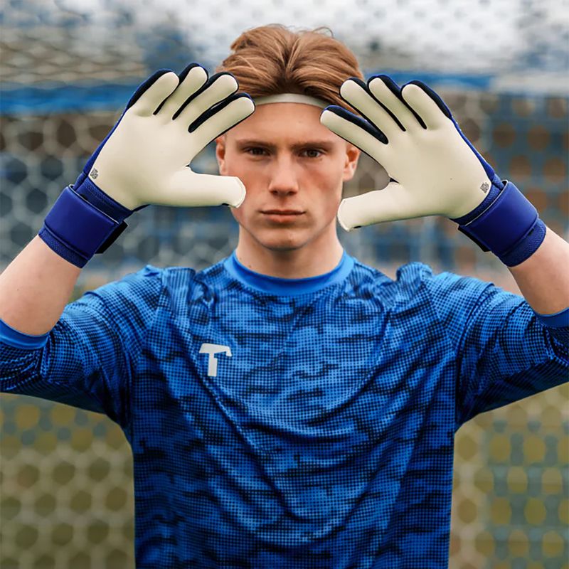Brankářské rukavice T1TAN Blue Beast 3.0 blue/white 4