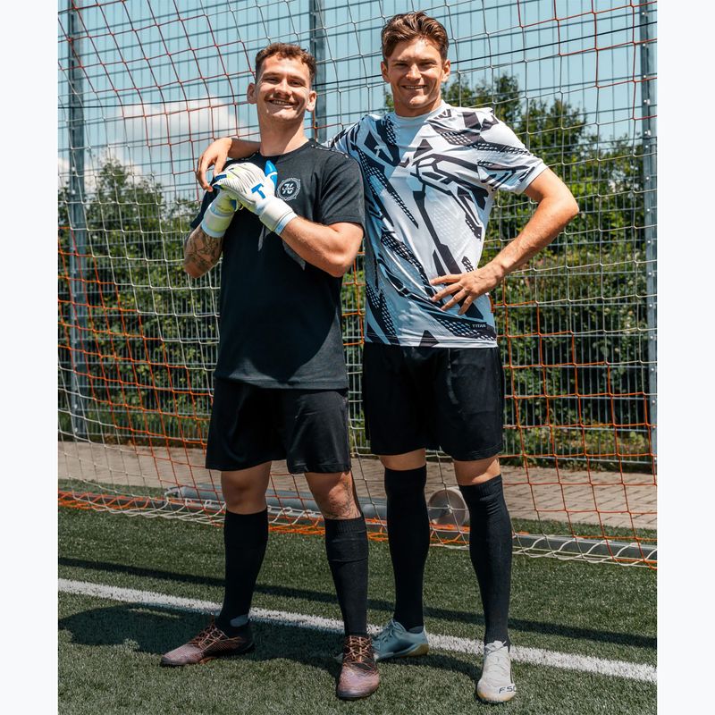 Brankářské rukavice T1TAN Rebel 2.0 X LORIS_GK white/blue/yellow 8