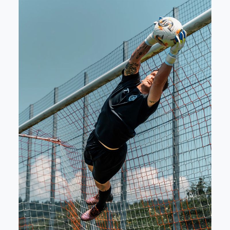 Brankářské rukavice T1TAN Rebel 2.0 X LORIS_GK white/blue/yellow 9