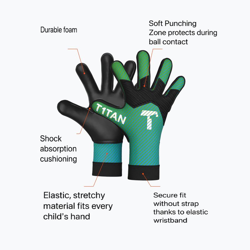 Brankářské rukavice T1TAN AROX 1.0 green 2