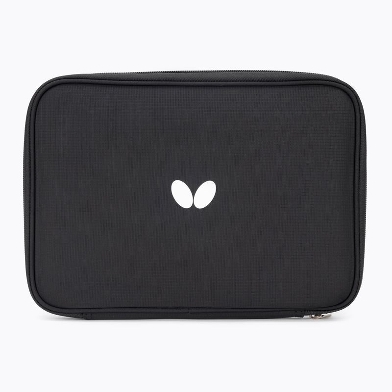 Obal na raketu na stolní tenis Butterfly Logo obdelník black 2