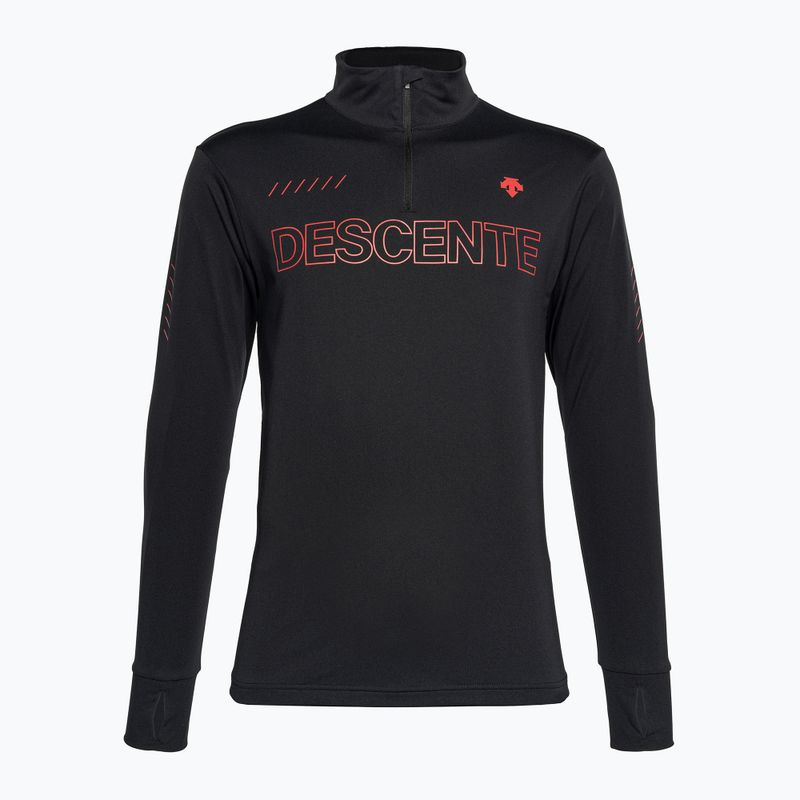 Pánská lyžařská mikina Descente Descente 1/4 Zip 93 black DWMUGB28
