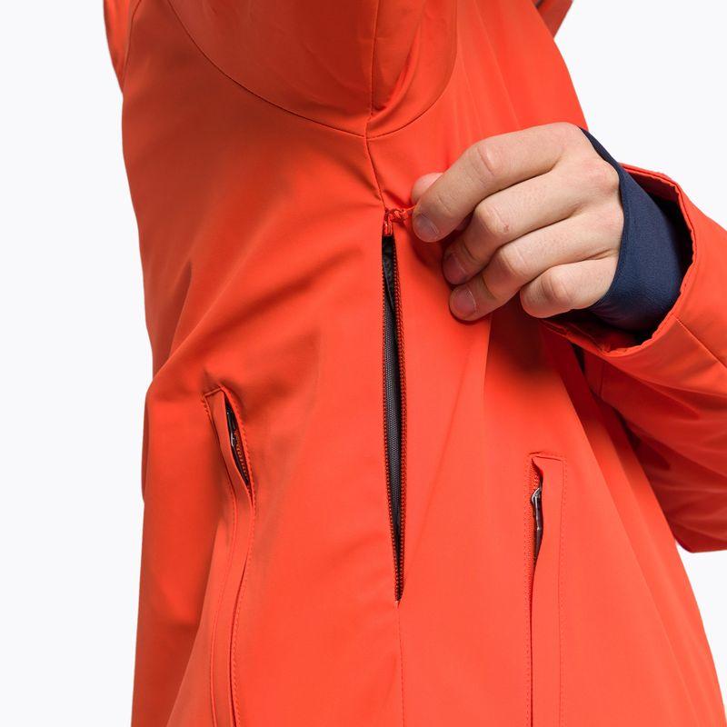 Pánská lyžařská bunda Descente Josh 30 oranžová DWMUGK26 14