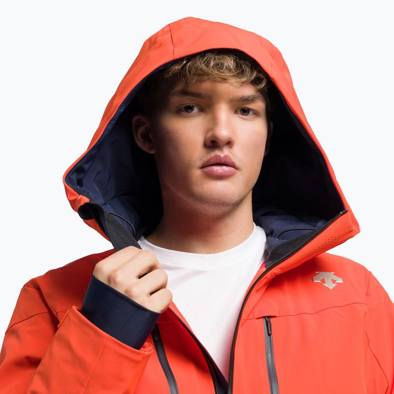 Pánská lyžařská bunda Descente Josh 30 oranžová DWMUGK26 5