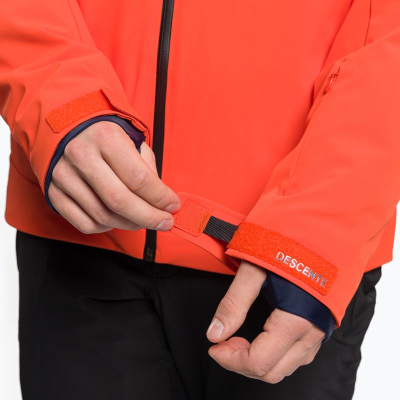 Pánská lyžařská bunda Descente Josh 30 oranžová DWMUGK26 9