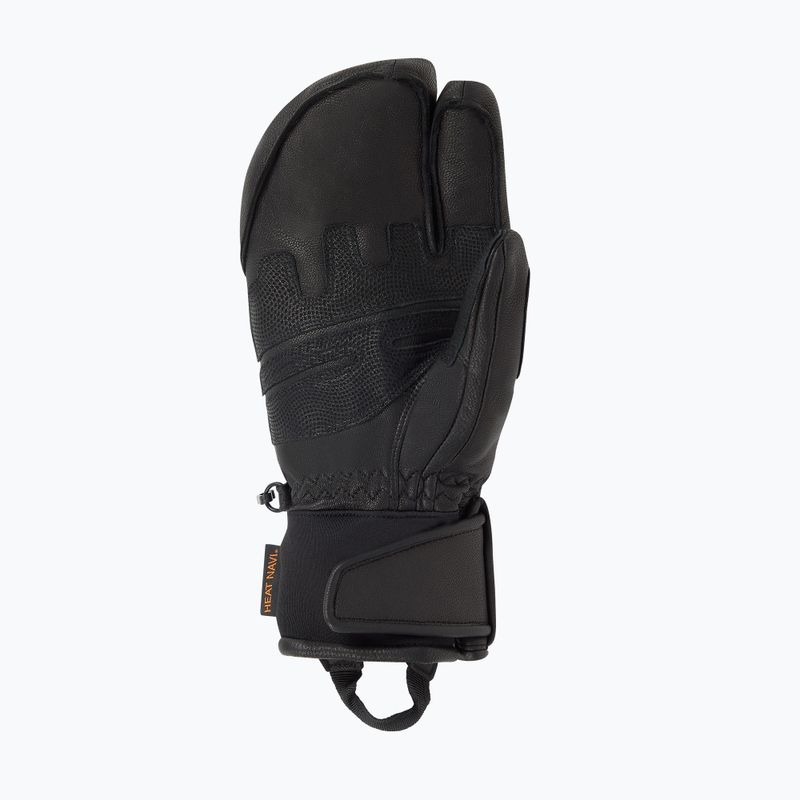 Pánské lyžařské rukavice Descente 3 Finger Leather black 3