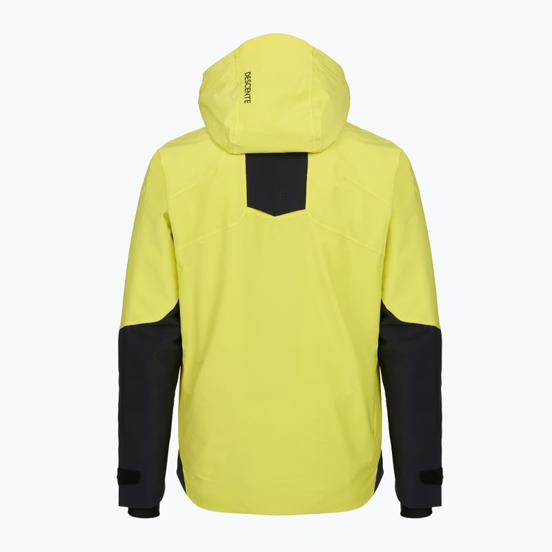 Pánská lyžařská bunda Descente Shoulder Padd black/green 2