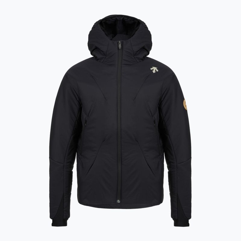 Pánská lyžařská bunda Descente Light Insulation Hoodie dark gray