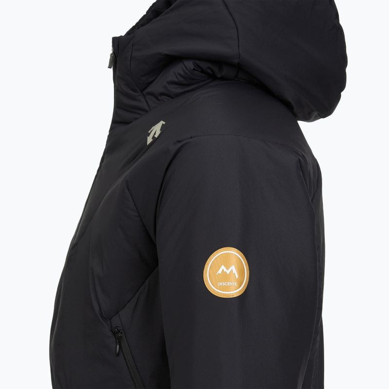 Pánská lyžařská bunda Descente Light Insulation Hoodie dark gray 5