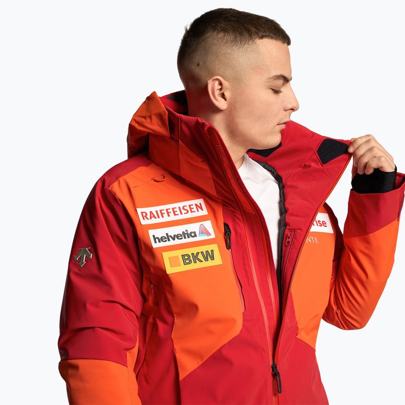 Pánská lyžařská bunda Descente Swiss mandarin orange 3