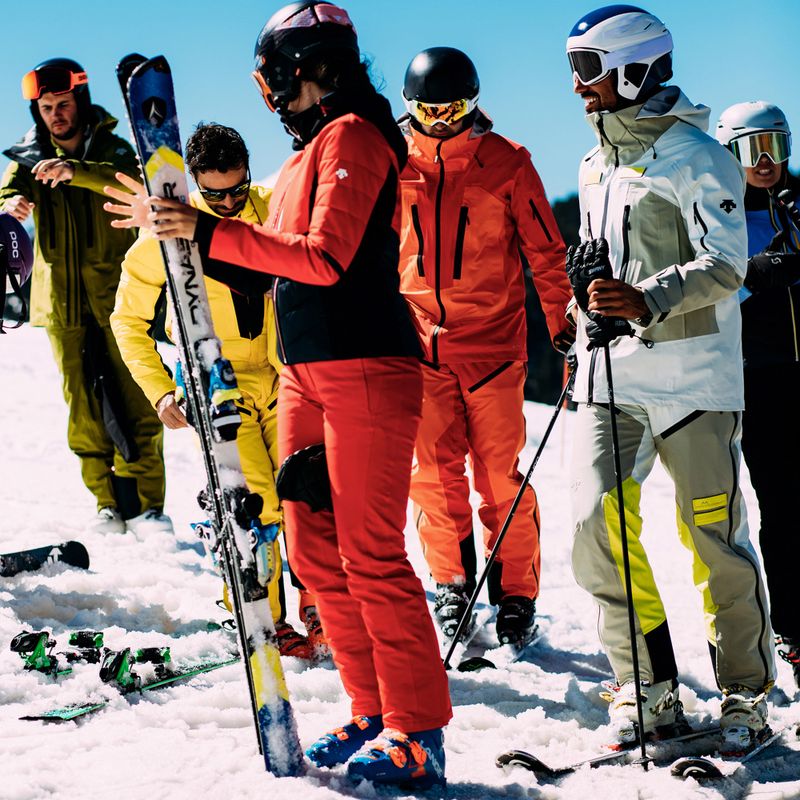 Pánské lyžařské kalhoty Descente Jacey super white 6