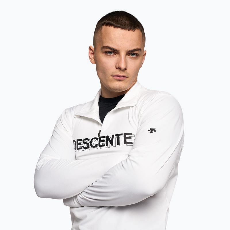 Pánská lyžařská mikina Descente Archer 14 super white 3