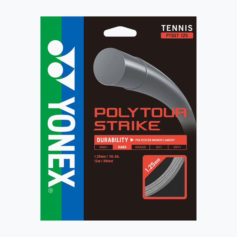 YONEX Tenisová sada Stretch Poly Tour Strike Set šedá