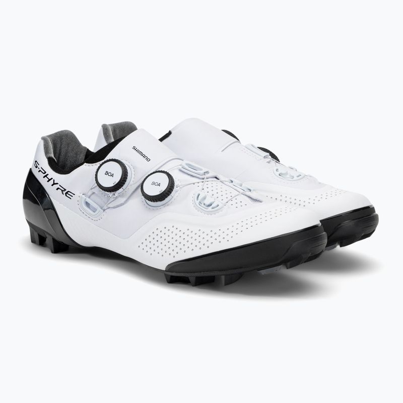 Shimano SH-XC902 pánská MTB cyklistická obuv bílá ESHXC902MCW01S43000 4
