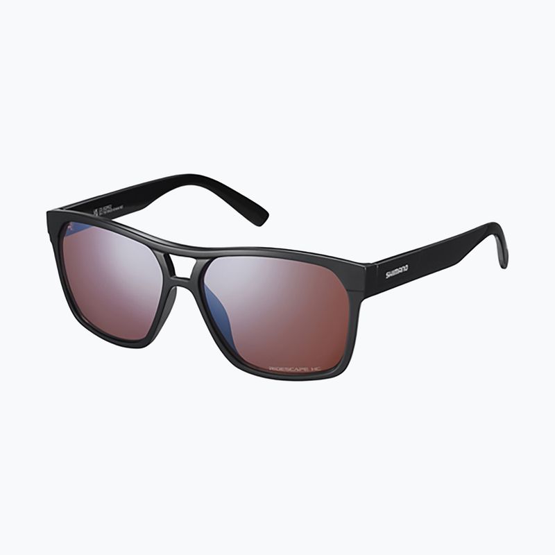 Sluneční brýle Shimano CE-SQRE2 Square black/ridescape hc