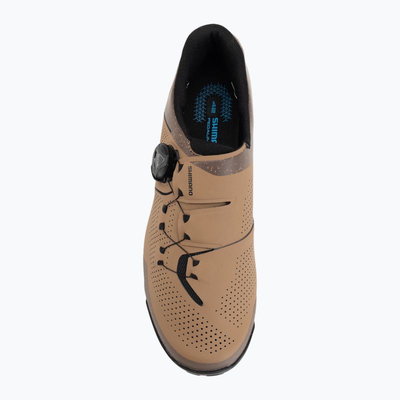 Cyklistické boty MTB pánské Shimano SH-XC302 brown 5