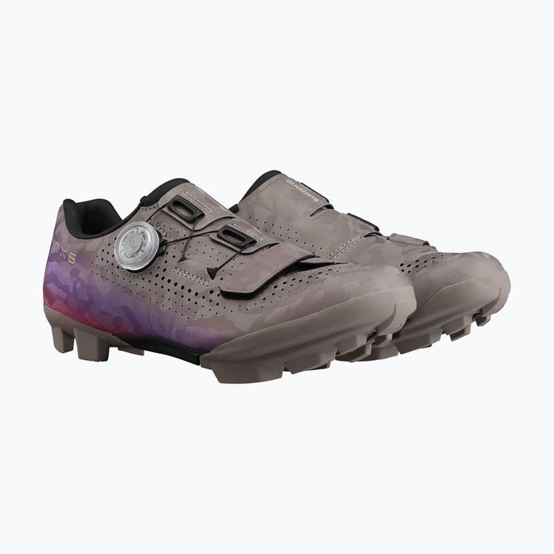 Dámské gravelové boty Shimano SH-RX600 gray/purple 3