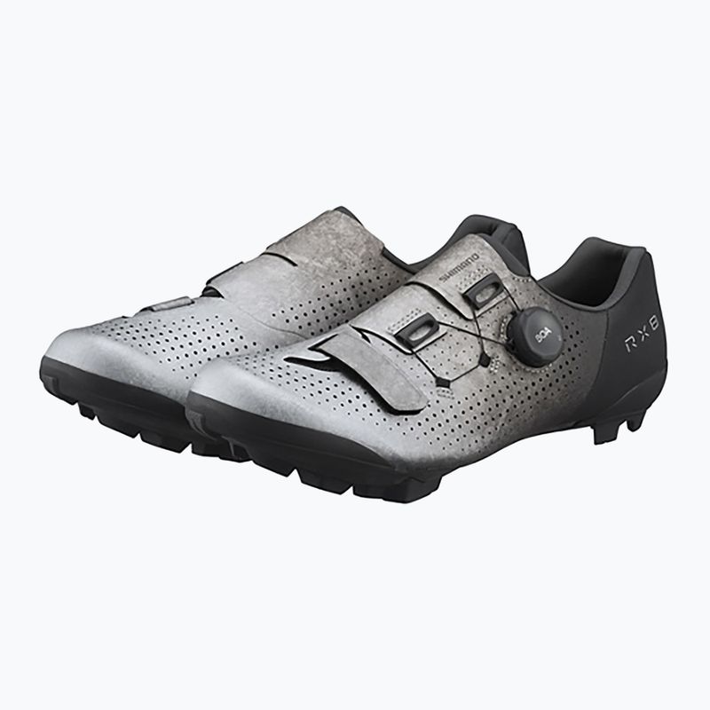 Pánská obuv na štěrk Shimano SH-RX801 stříbrná 2