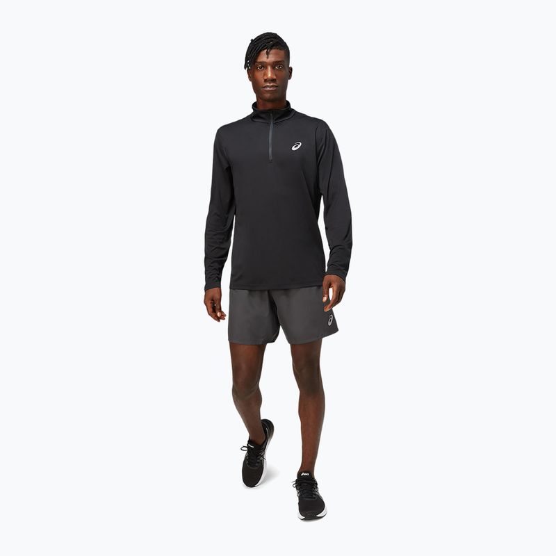 Pánské běžecké tričko ASICS Core 1/2 Zip performance black s dlouhým rukávem 6