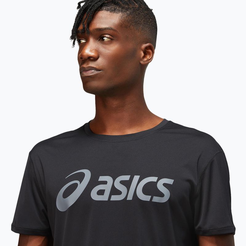 Pánské běžecké tričko ASICS Core Top performance black/carrier grey 4