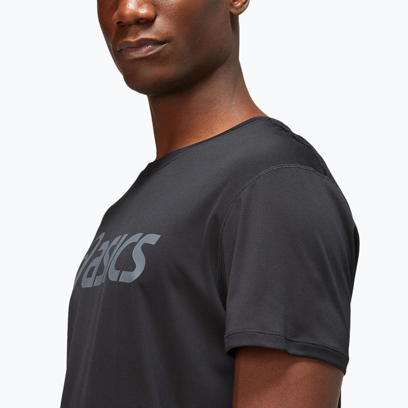 Pánské běžecké tričko ASICS Core Top performance black/carrier grey 5