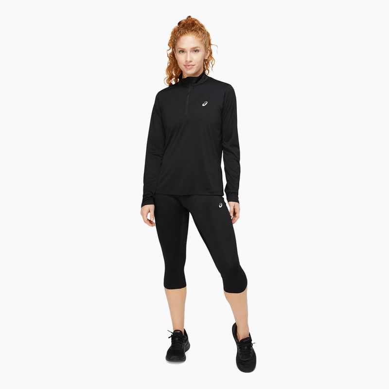 Dámské běžecký top longsleeve  ASICS Core 1/2 Zip Top performance black 2