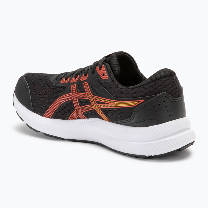 ASICS Gel-Contend 8 pánská běžecká obuv black/cherry tomato 3