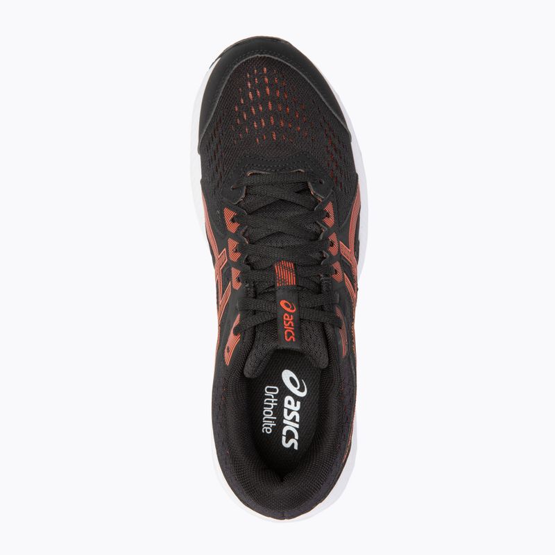 ASICS Gel-Contend 8 pánská běžecká obuv black/cherry tomato 5
