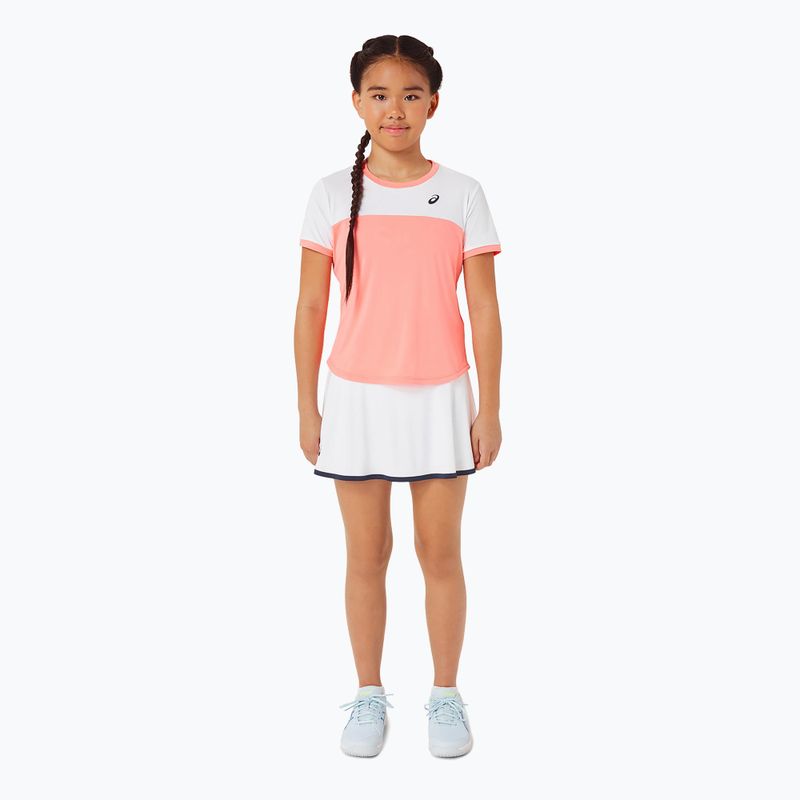 Dětské tričko  ASICS Tennis Top guava/brilliant white 2