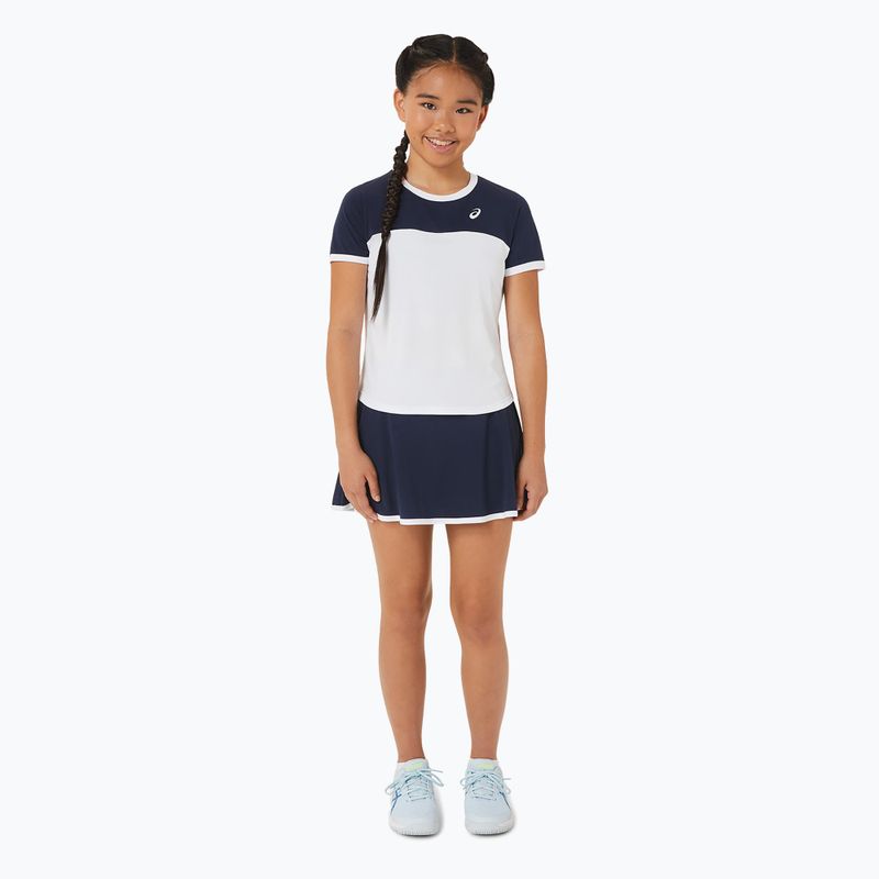 Dětské tričko  ASICS Tennis Top brilliant white/midnight 2