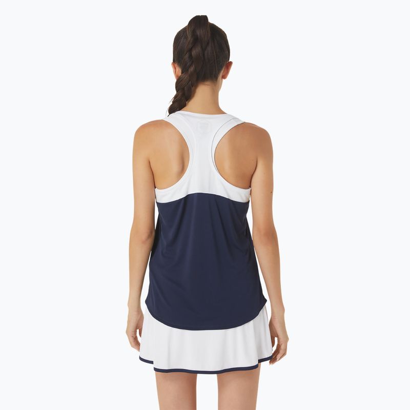 Dámské tenisové tílko tank top ASICS Court Tank midnight/brilliant white 3