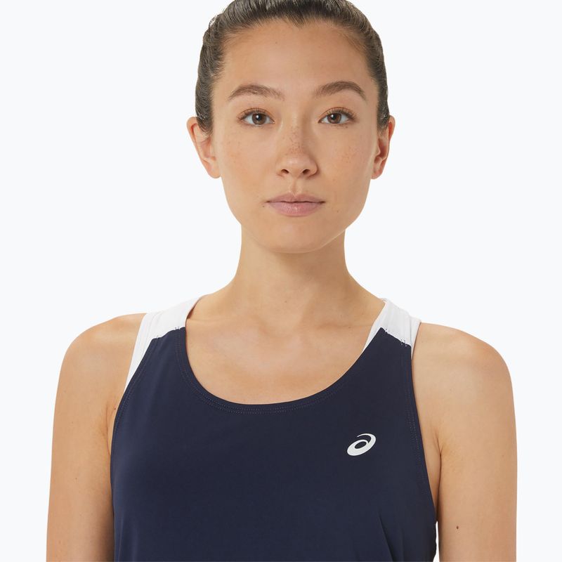 Dámské tenisové tílko tank top ASICS Court Tank midnight/brilliant white 4