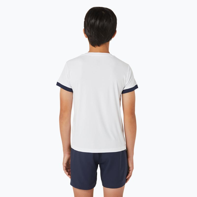 Dětské tričko ASICS Tennis Top brilliant white/midnight 3