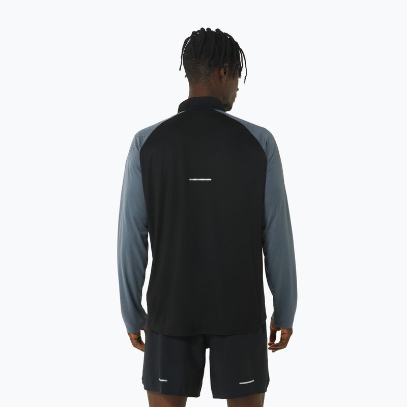 Pánský běžecký longsleeve ASICS Icon 1/2 Zip performance black/carrier grey 3