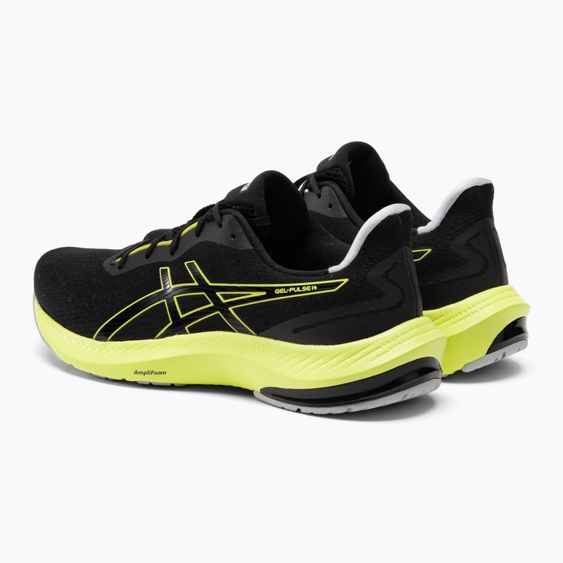 ASICS Gel-Pulse 14 pánské běžecké boty black/glow yellow 3