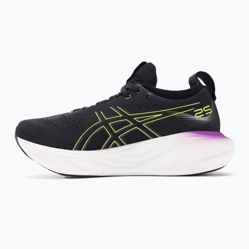 ASICS Gel-Nimbus 25 dámské běžecké boty black/glow yellow 10