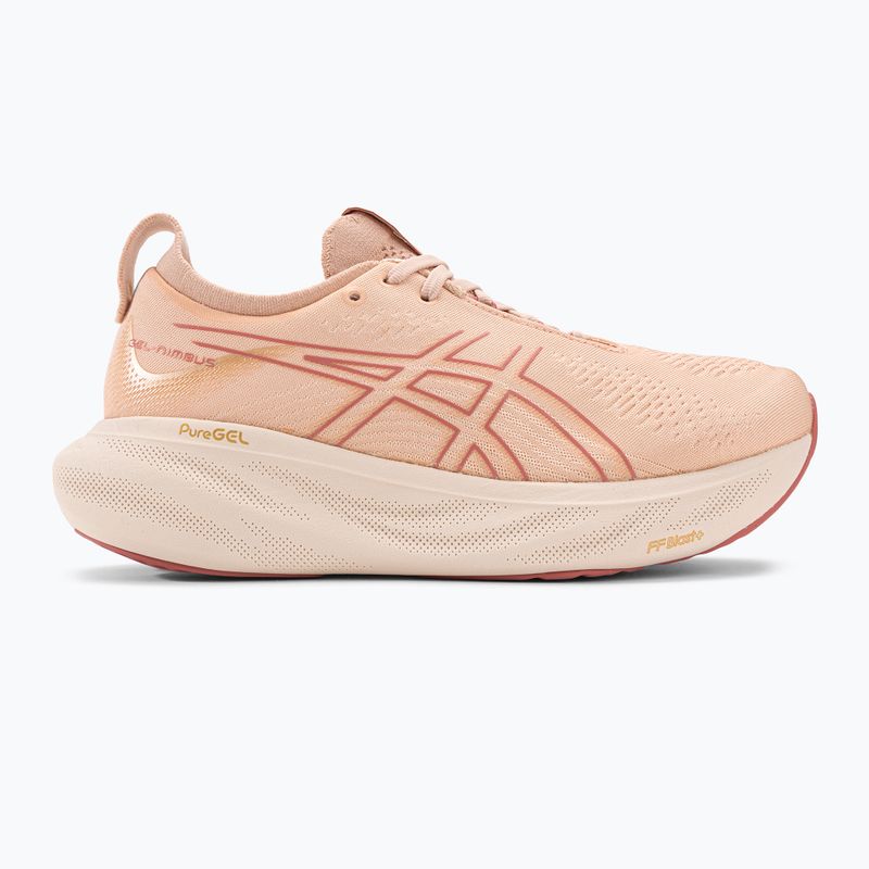 ASICS Gel-Nimbus 25 dámská běžecká obuv pale apricot/light granátová 2