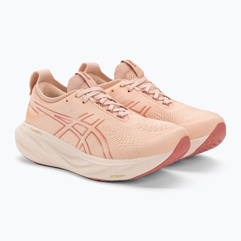 ASICS Gel-Nimbus 25 dámská běžecká obuv pale apricot/light granátová 4