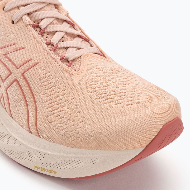 ASICS Gel-Nimbus 25 dámská běžecká obuv pale apricot/light granátová 7