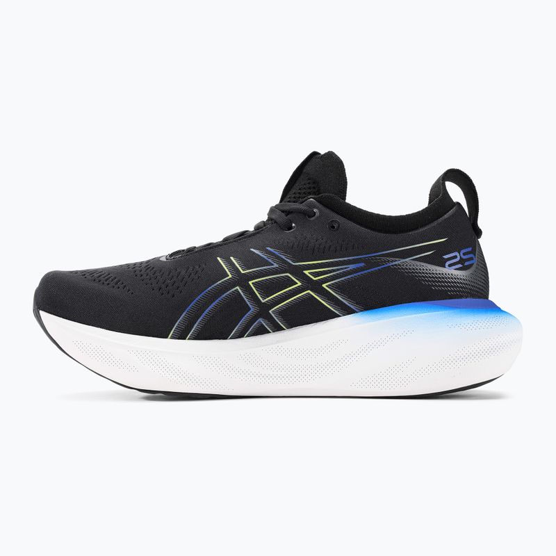 ASICS Gel-Nimbus 25 pánské běžecké boty black/glow yellow 10