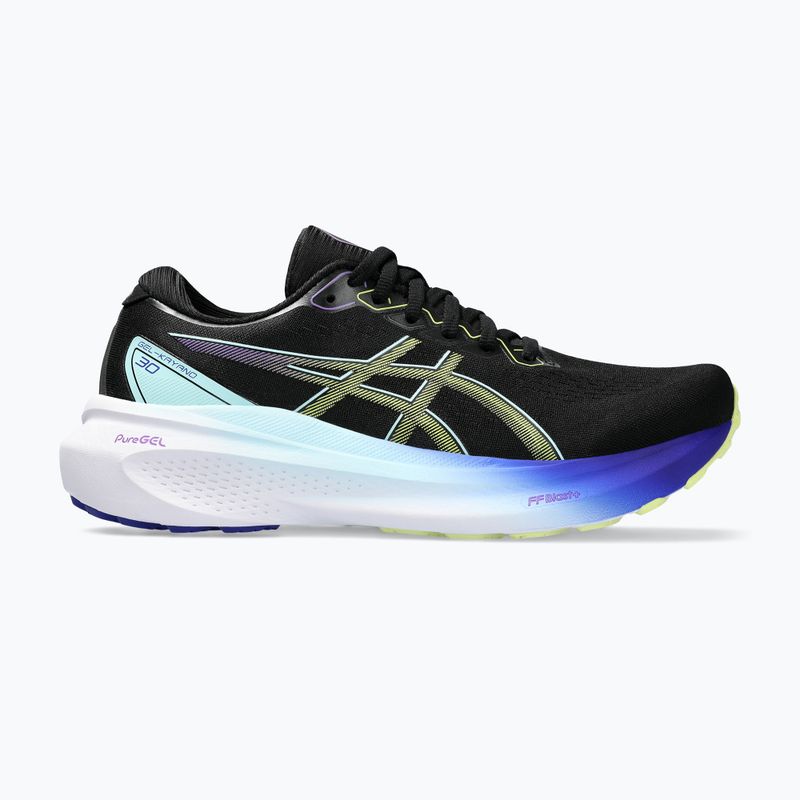 ASICS Gel-Kayano 30 dámské běžecké boty black/glow yellow 12