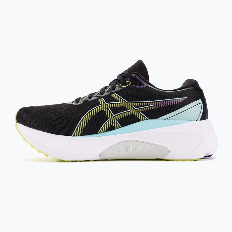 ASICS Gel-Kayano 30 dámské běžecké boty black/glow yellow 10