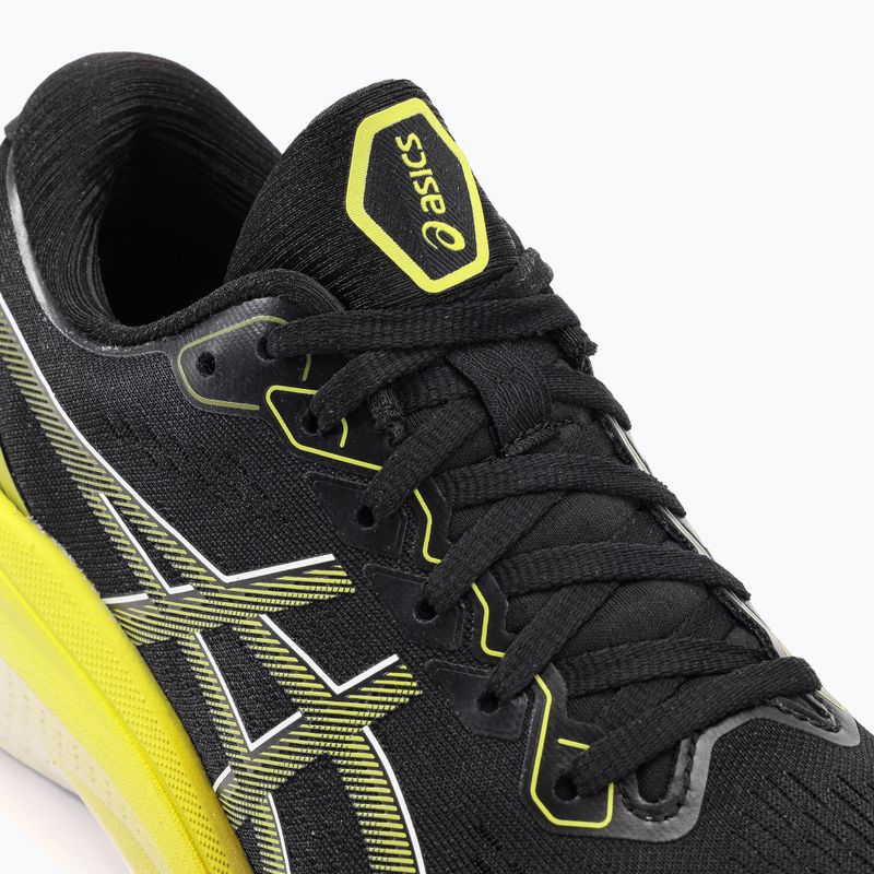 ASICS Gel-Kayano 30 pánské běžecké boty black/glow yellow 8