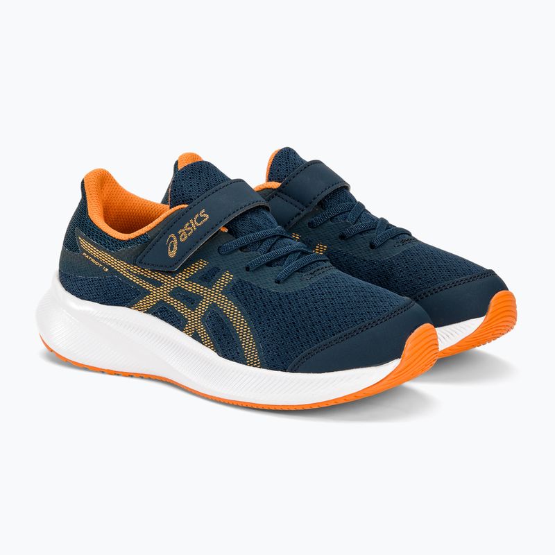 Buty do biegania dziecięce ASICS Patriot 13 PS french blue/bright orange 5