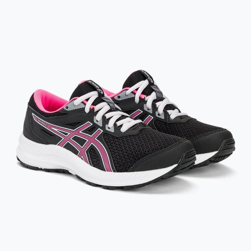 Dětské běžecké boty  ASICS Contend 8 GS black/hot pink 5