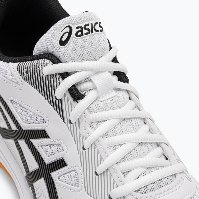 Pánská squashová obuv ASICS Upcourt 5 white / safety yellow 10